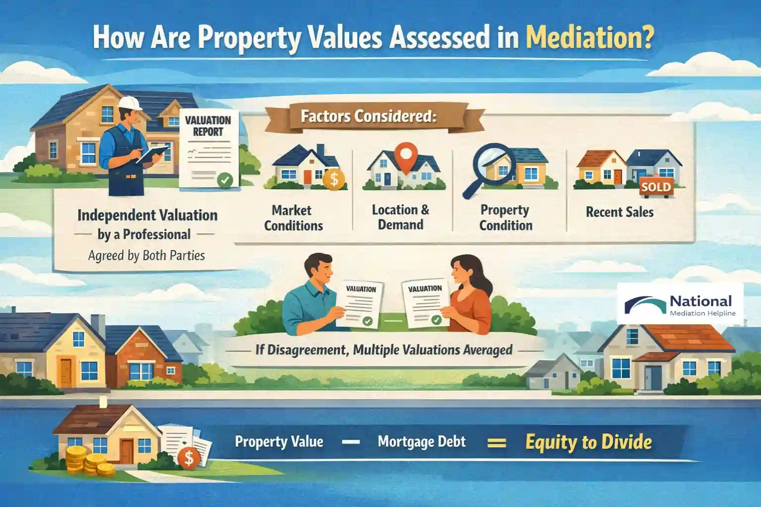 How Are Property Values Assessed in Mediation Newquay?