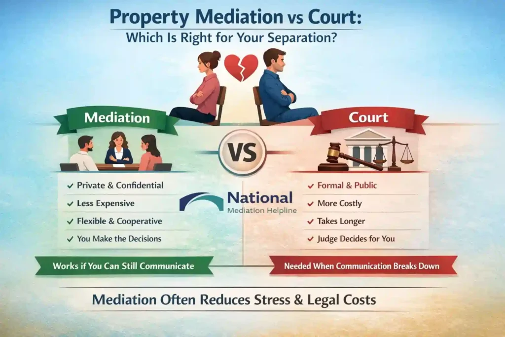 Property Mediation vs Court: Which Is Right for Your Separation Newquay?